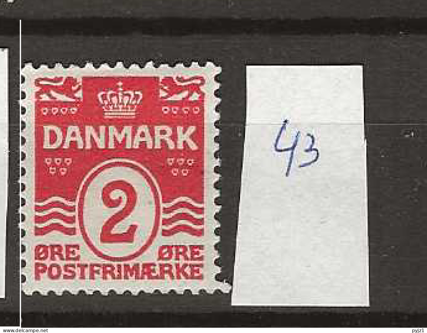 1905 MH Danmark Mi 43 - Ungebraucht