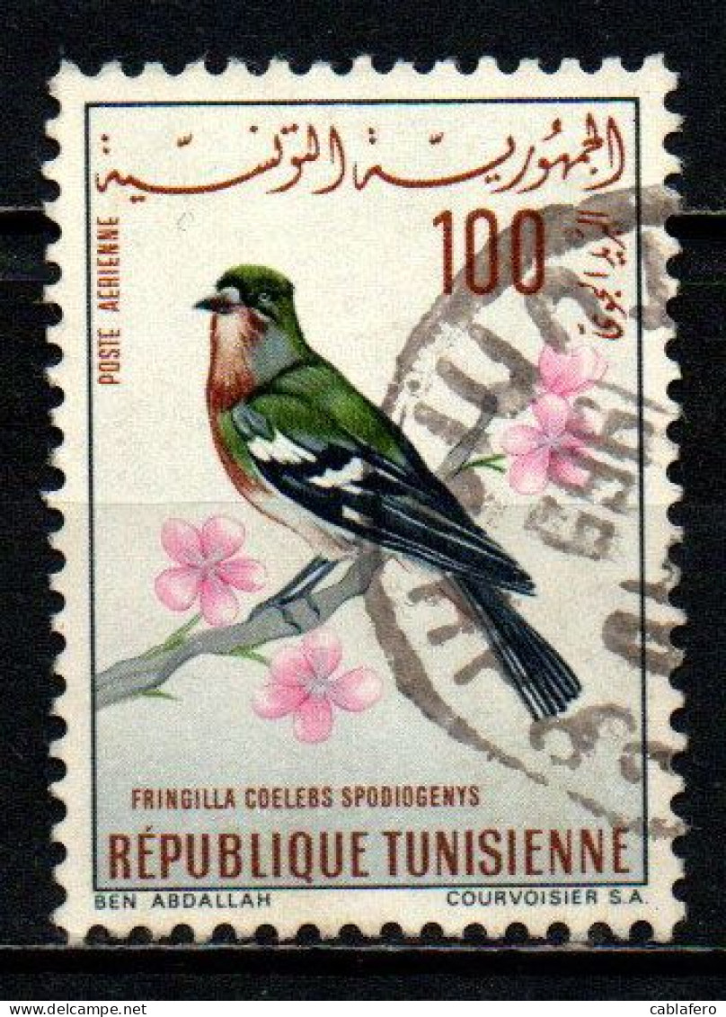 TUNISIA - 1965 - Bird - European Chaffinch - USATO - Tunisie (1956-...)