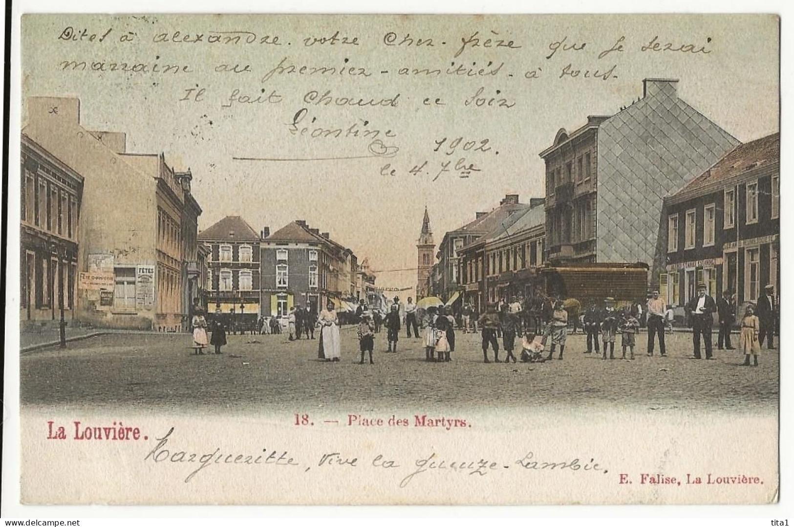 17 - La Louvière -Place Des Martyrs (Nr18) - La Louvière