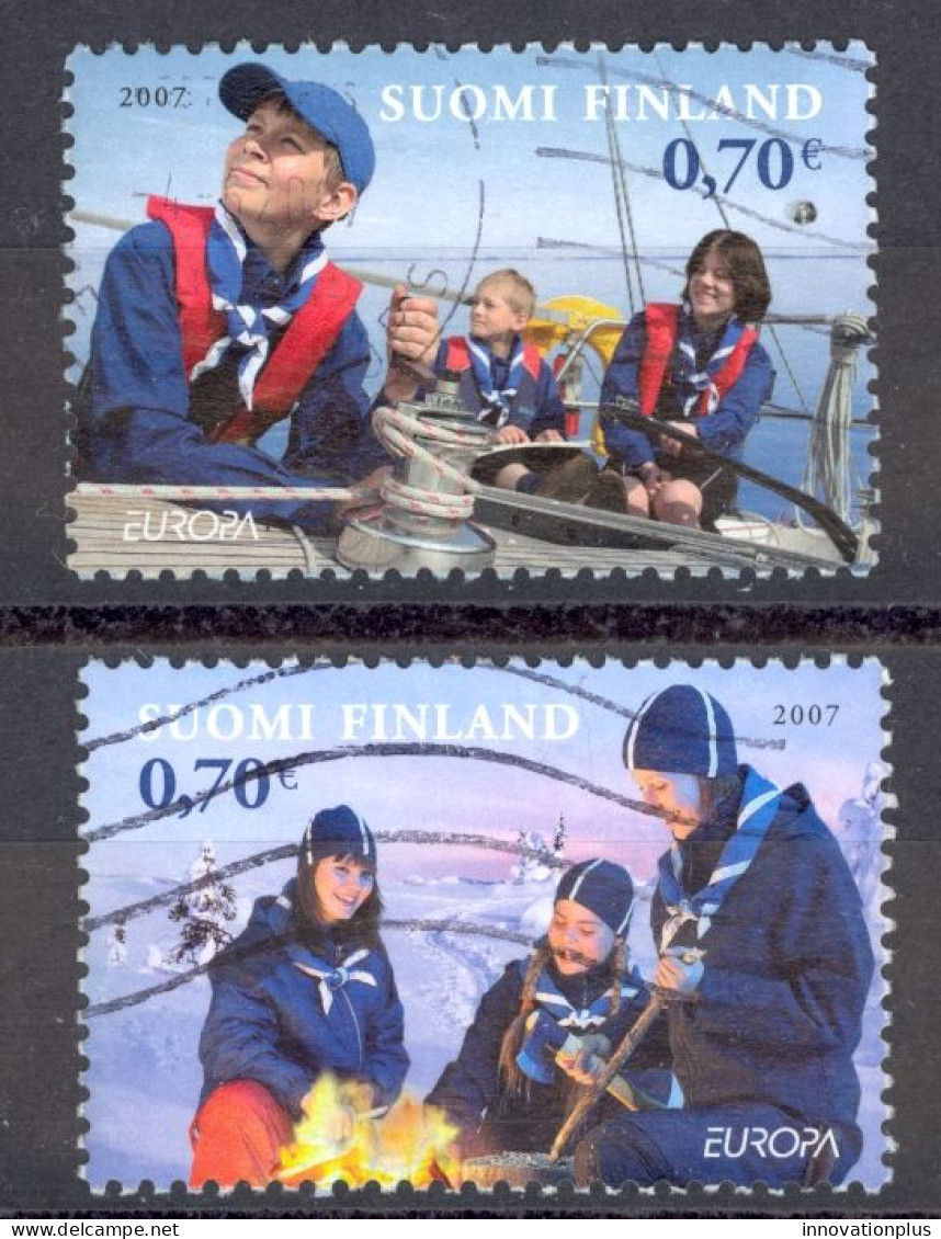 Finland Sc# 1288a-1288b Used 2007 Europa - Used Stamps