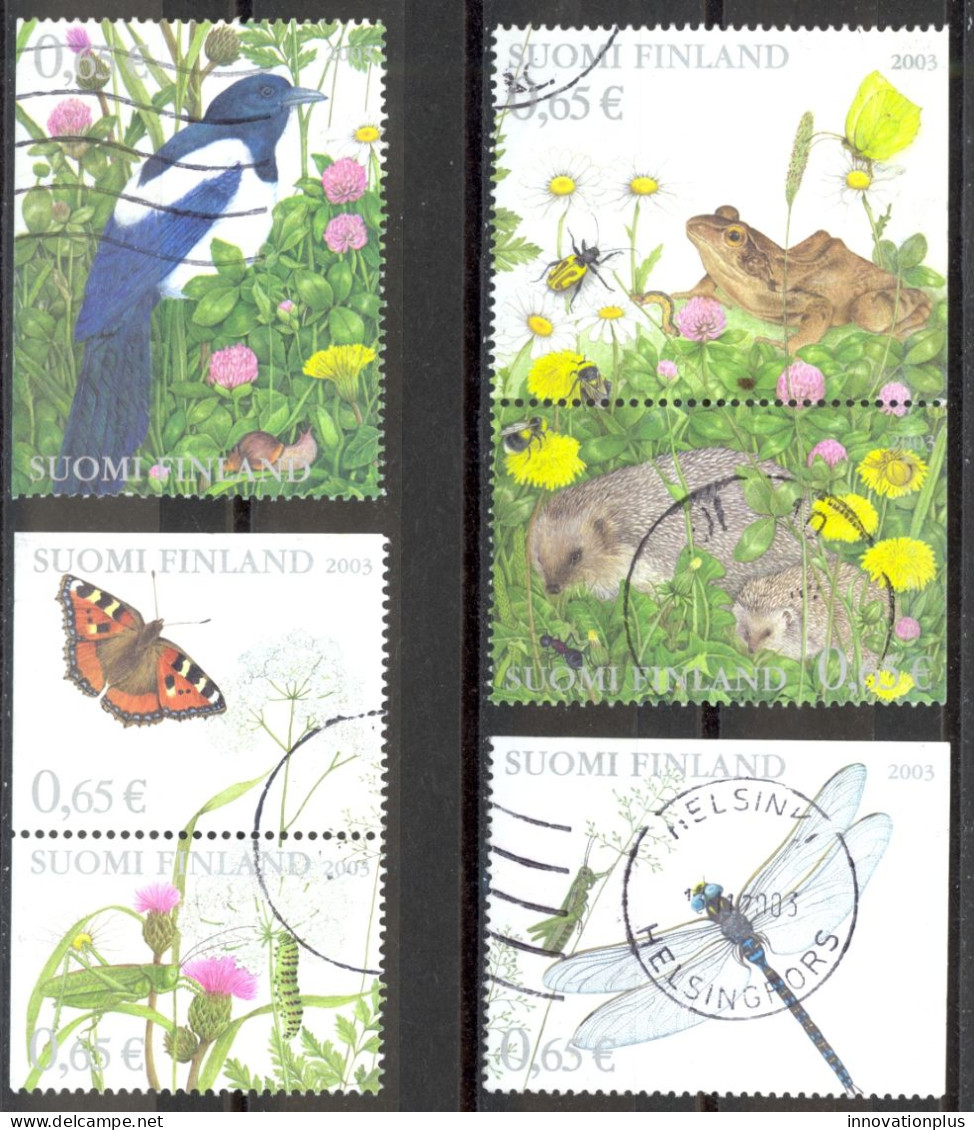 Finland Sc# 1192a-1192f Used 2003 Flora & Fauna - Used Stamps