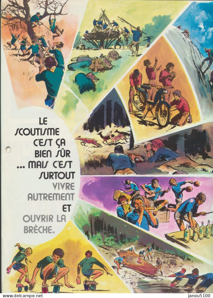 VIEUX  PAPIERS   B.D.  CALENDRIER   " LES COMPTES DE L'AMERE LOI  "   1976. - Grand Format : 1971-80