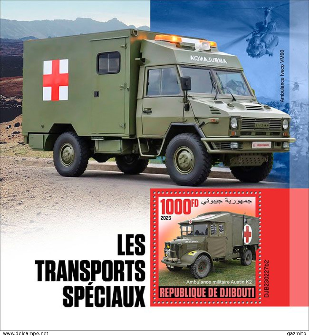 Djibouti 2023, Transport, Ambulance, Helicopter, BF - Secourisme