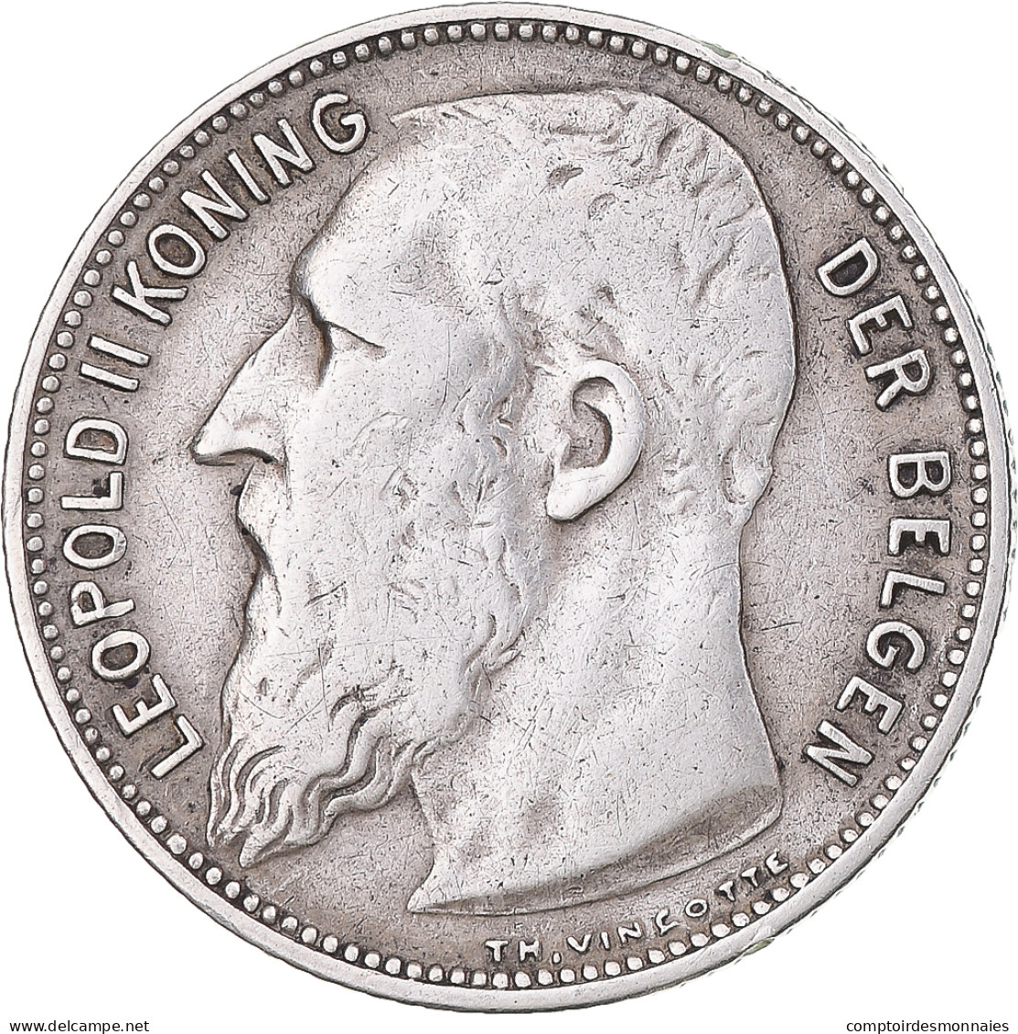 Monnaie, Belgique, Leopold II, Franc, 1904, TTB, Argent, KM:57.1 - 1 Frank