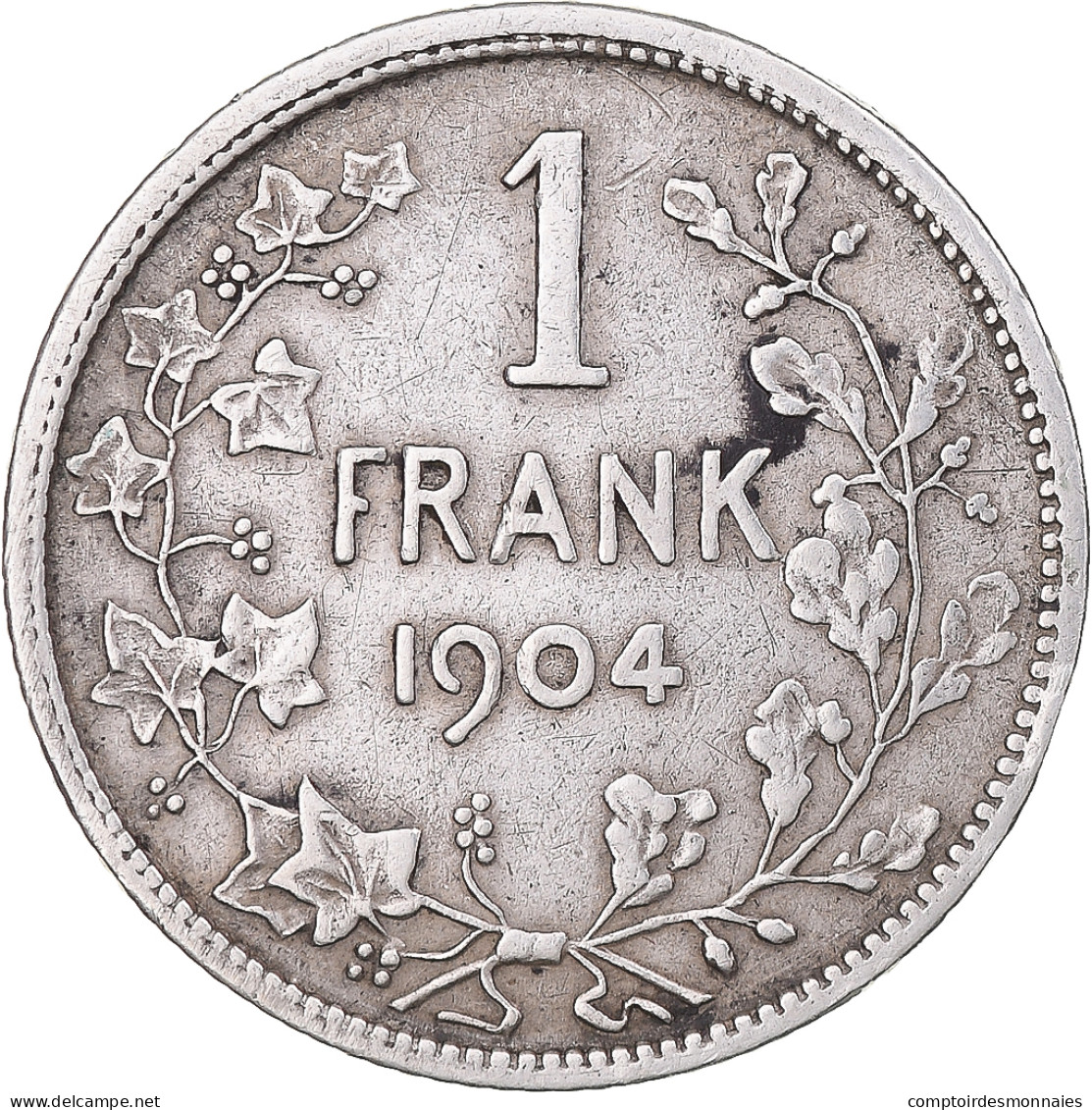 Monnaie, Belgique, Leopold II, Franc, 1904, TTB, Argent, KM:57.1 - 1 Franc