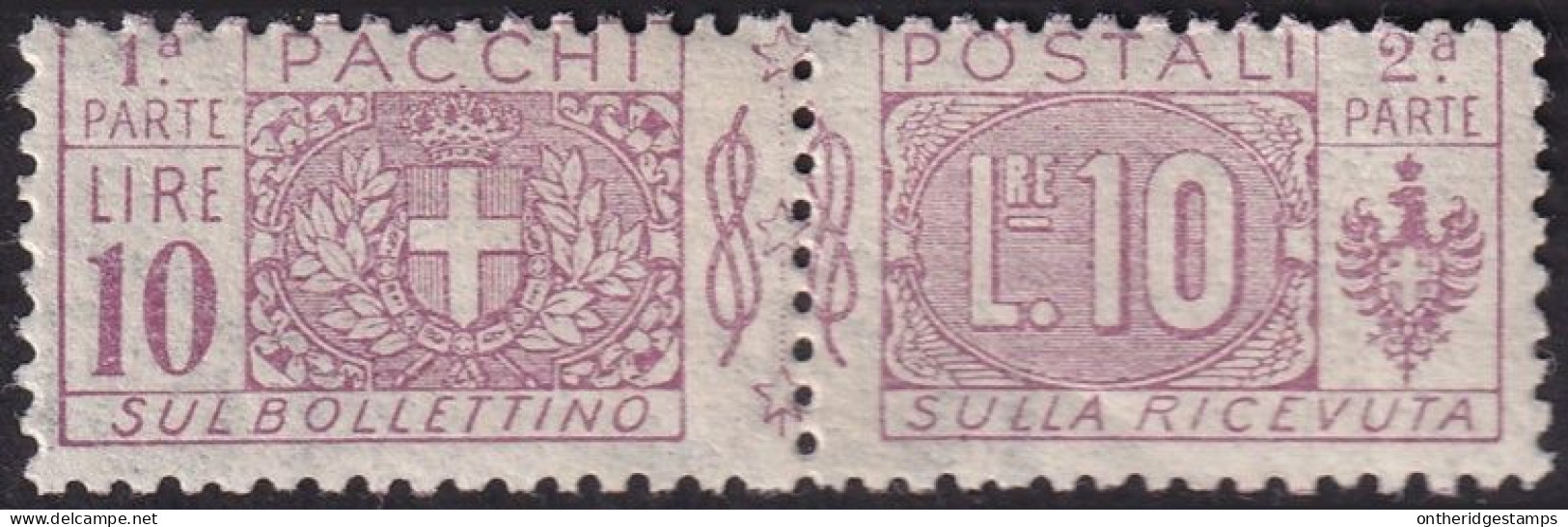 Italy 1922 Sc Q16 Italia Pacchi Sa 16 Parcel Post MLH* - Postal Parcels