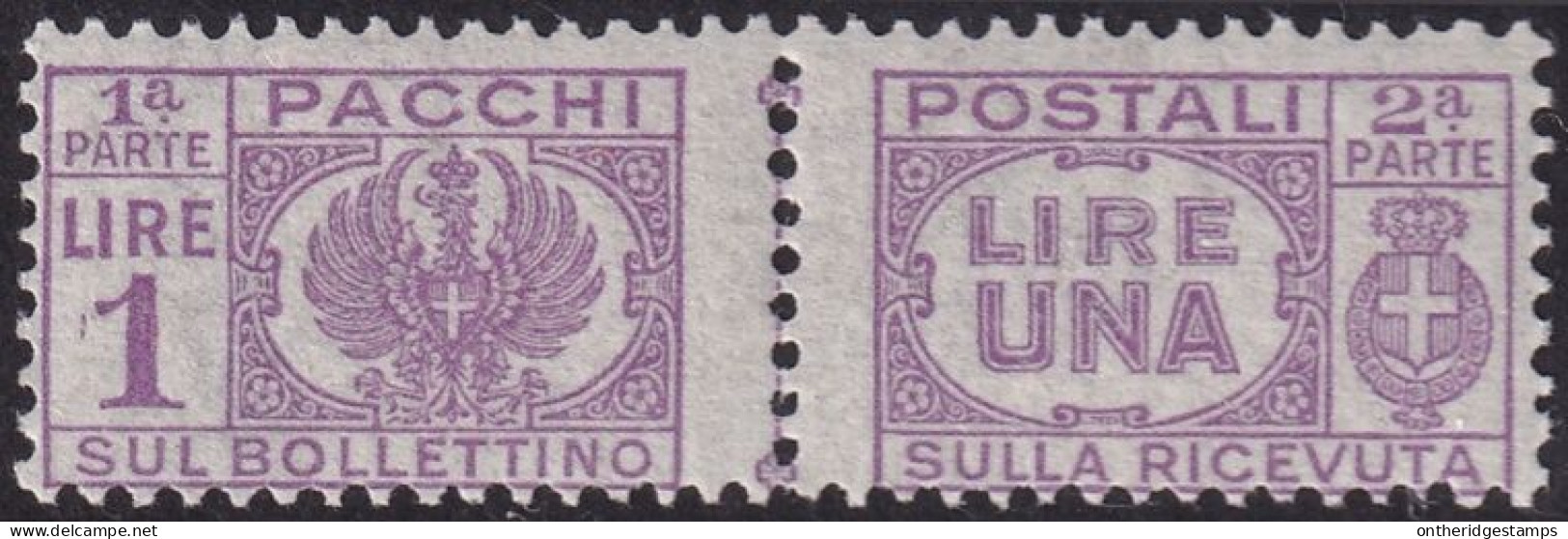 Italy 1946 Sc Q55 Italia Pacchi Sa 60 Parcel Post MNH** - Paketmarken