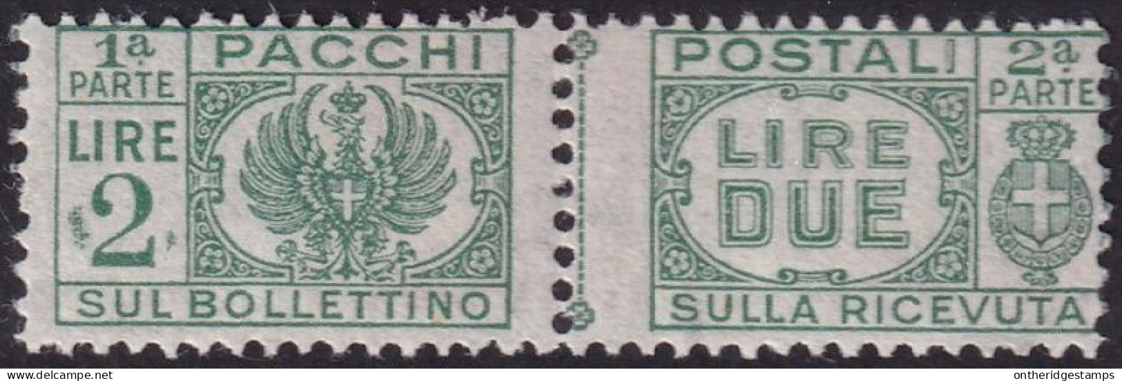 Italy 1946 Sc Q56 Italia Pacchi Sa 61 Parcel Post MNH** - Postal Parcels