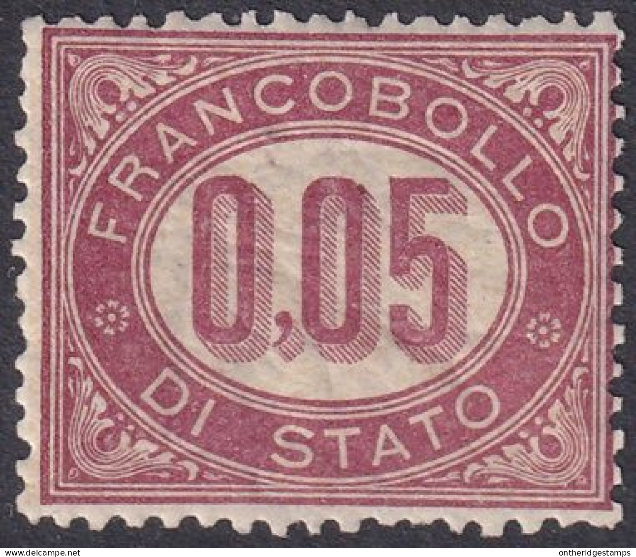 Italy 1875 Sc O2 Italia Servizio Sa 2 Official MNH** - Dienstzegels