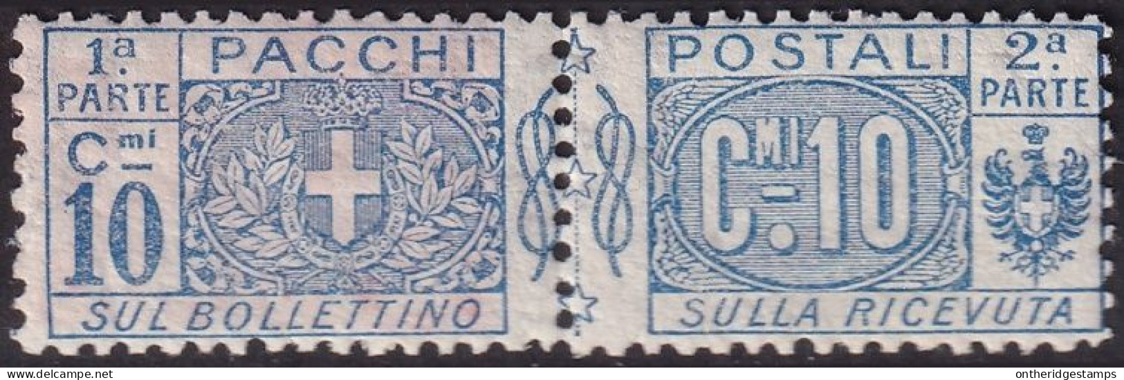 Italy 1914 Sc Q8 Italia Pacchi Sa 8 Parcel Post MLH* - Postal Parcels