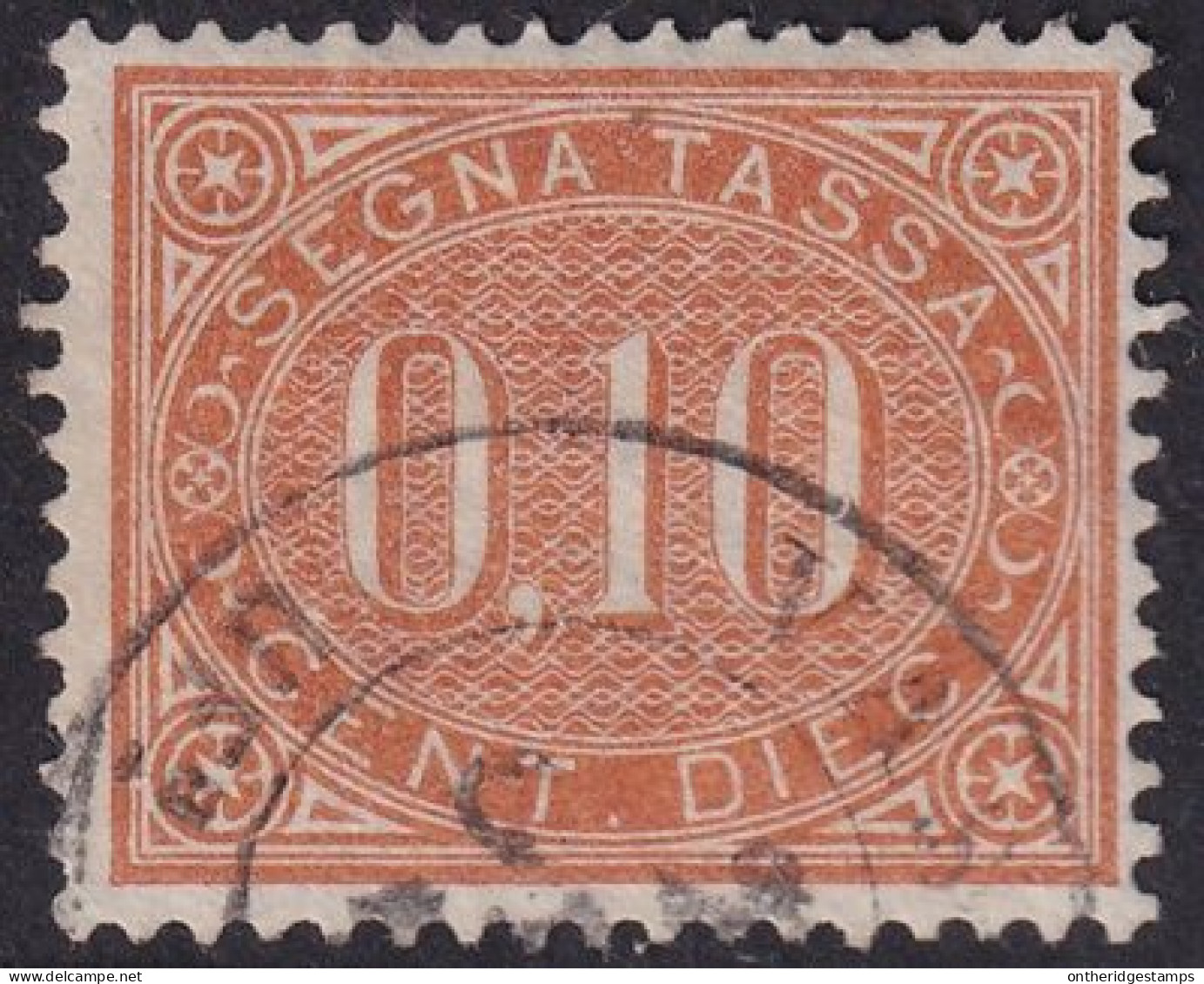 Italy 1869 Sc J2 Italia Segnatasse Sa 2 Postage Due Used Well Centred - Strafport