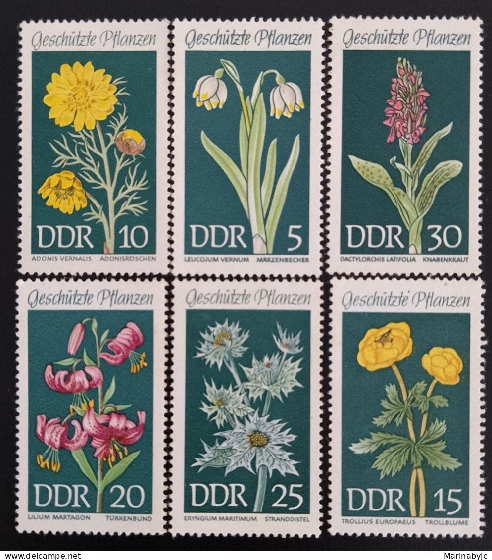 SD)GERMANY, FLOWERS, VARIETY AND TYPES OF FLOWERS, MNH AND MINT - Sammlungen