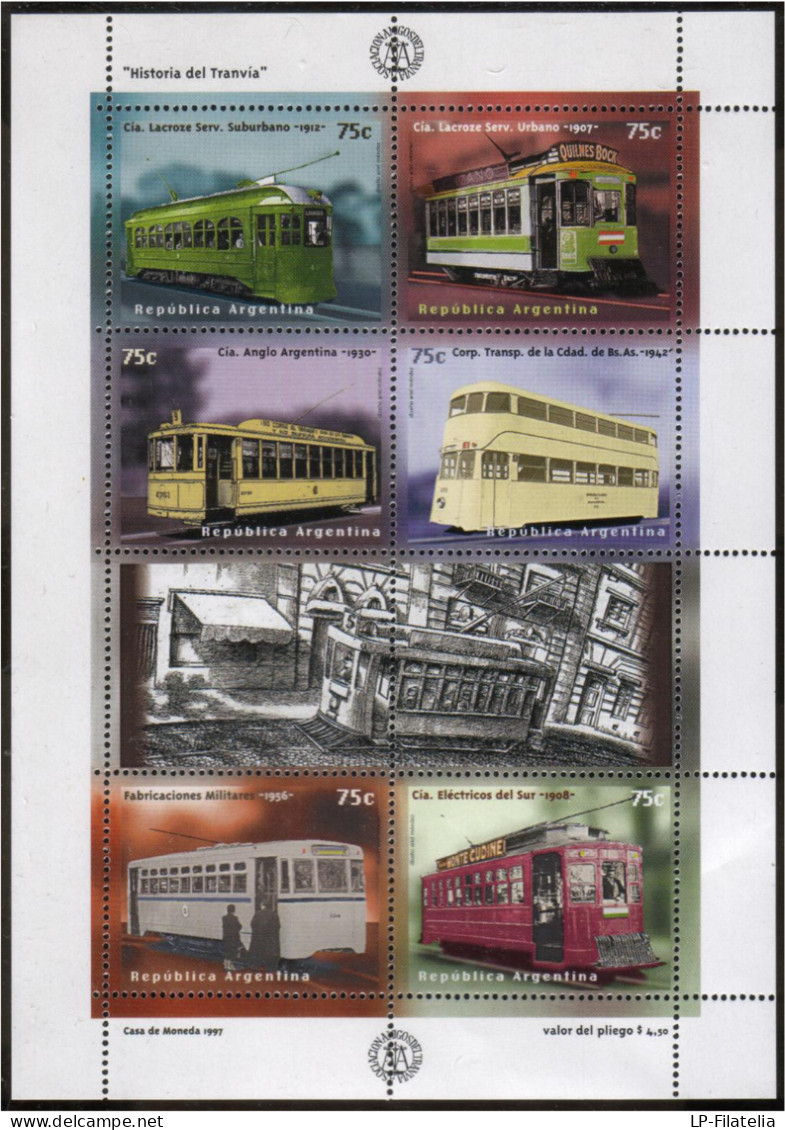 Argentina - 1997 - History Of The Tram - Neufs