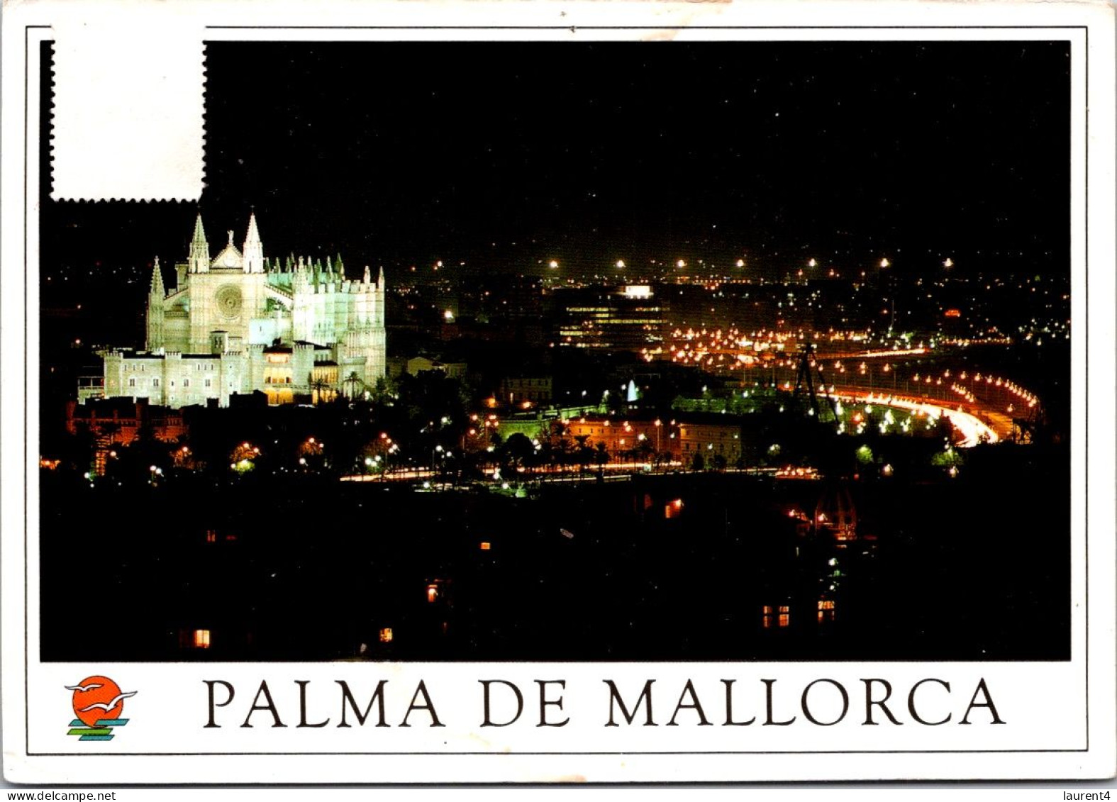 27-9-2023 (2 U 16) Spain - Palma De Mallorca Cathedrale (at Night) - Eglises Et Cathédrales