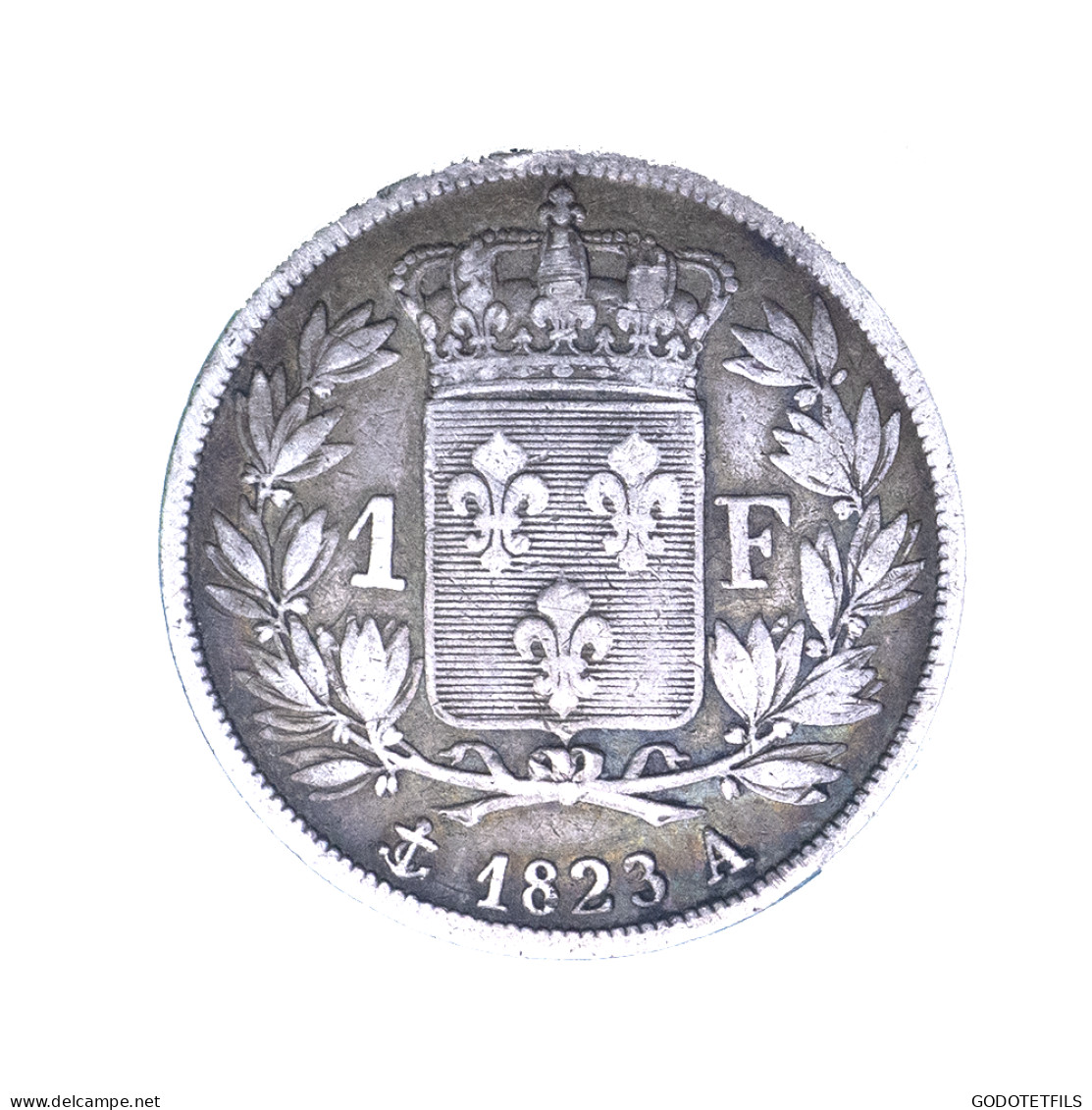 Louis XVIII-1 Franc 1823 Paris - 1 Franc