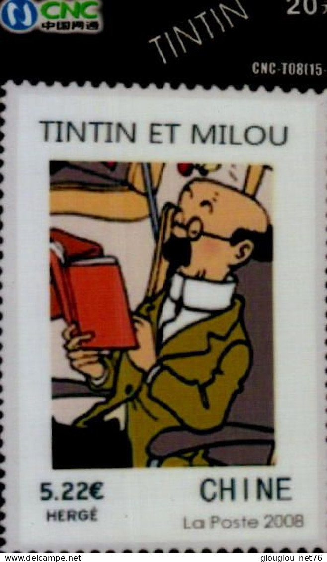 TELECARTE....TINTIN     TOURNESOL - BD