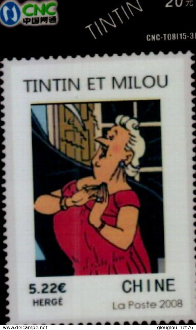 TELECARTE....TINTIN     LA CASTAFIORE - BD