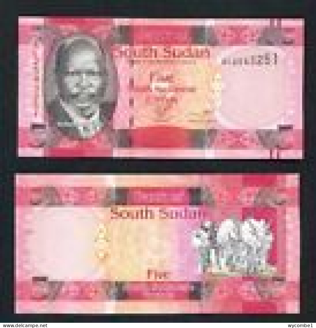 SOUTH SUDAN - 2011 5 Pounds UNC - Zuid-Soedan