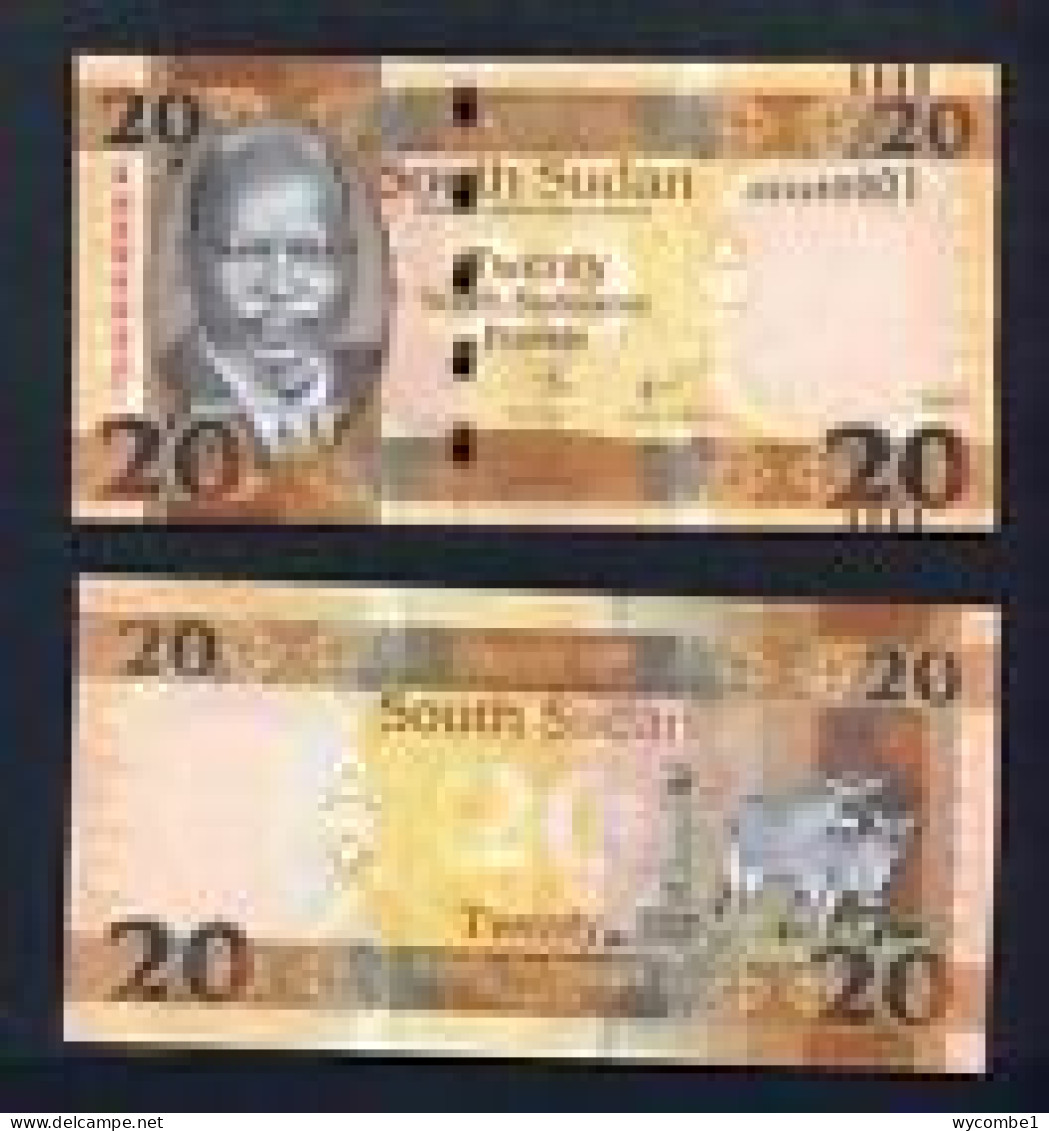 SOUTH SUDAN - 2017 20 Pounds UNC - Zuid-Soedan