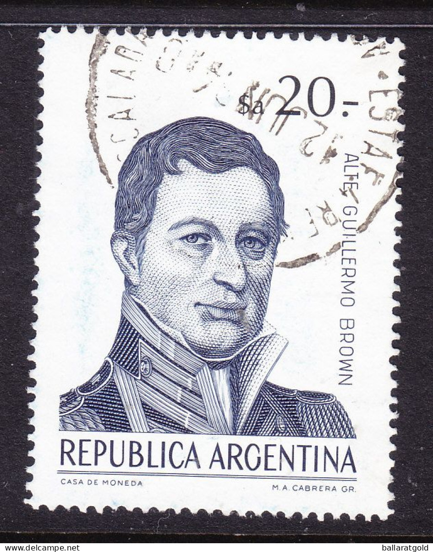 Argentina 1983 20p Guillermo Brown 1841 Used - Used Stamps
