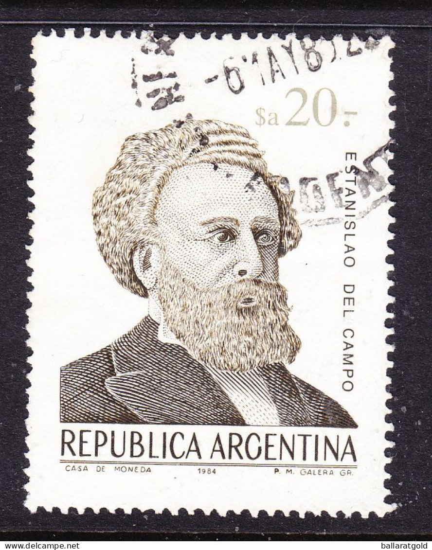 Argentina 1984 20P Estanislao Campo 1902 Used - Used Stamps