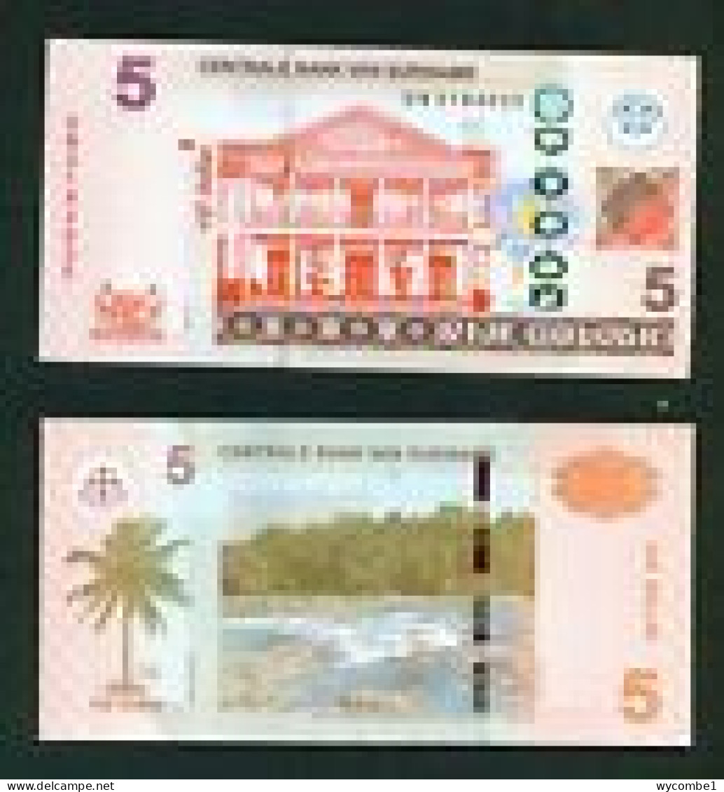 SURINAM - 2012 5 Dollars UNC - Suriname