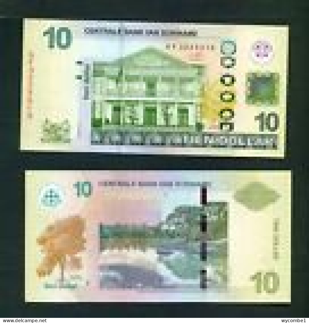 SURINAM - 2019 10 Dollars UNC - Suriname