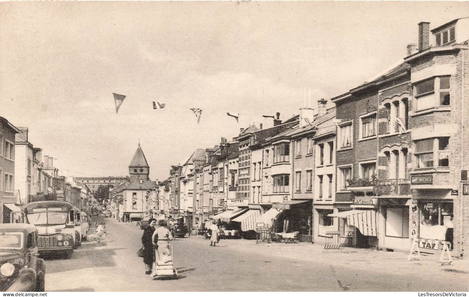 BELGIQUE - Bastogne - La Grand'rue - Carte Postale Ancienne - Bastenaken