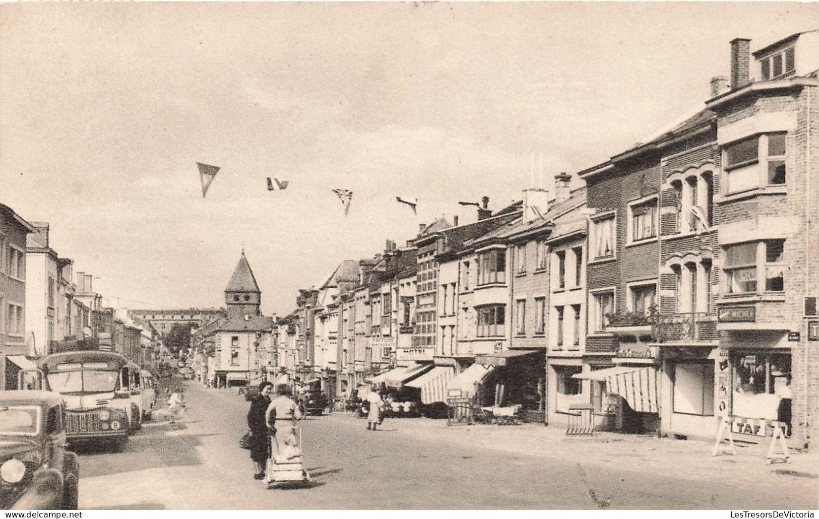 BELGIQUE - Bastogne - La Grand'rue - Carte Postale Ancienne - Bastogne