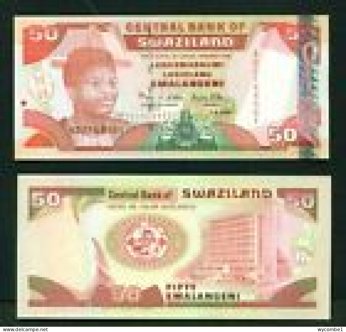 SWAZILAND - 2001 50 Lilangeni UNC - Swasiland