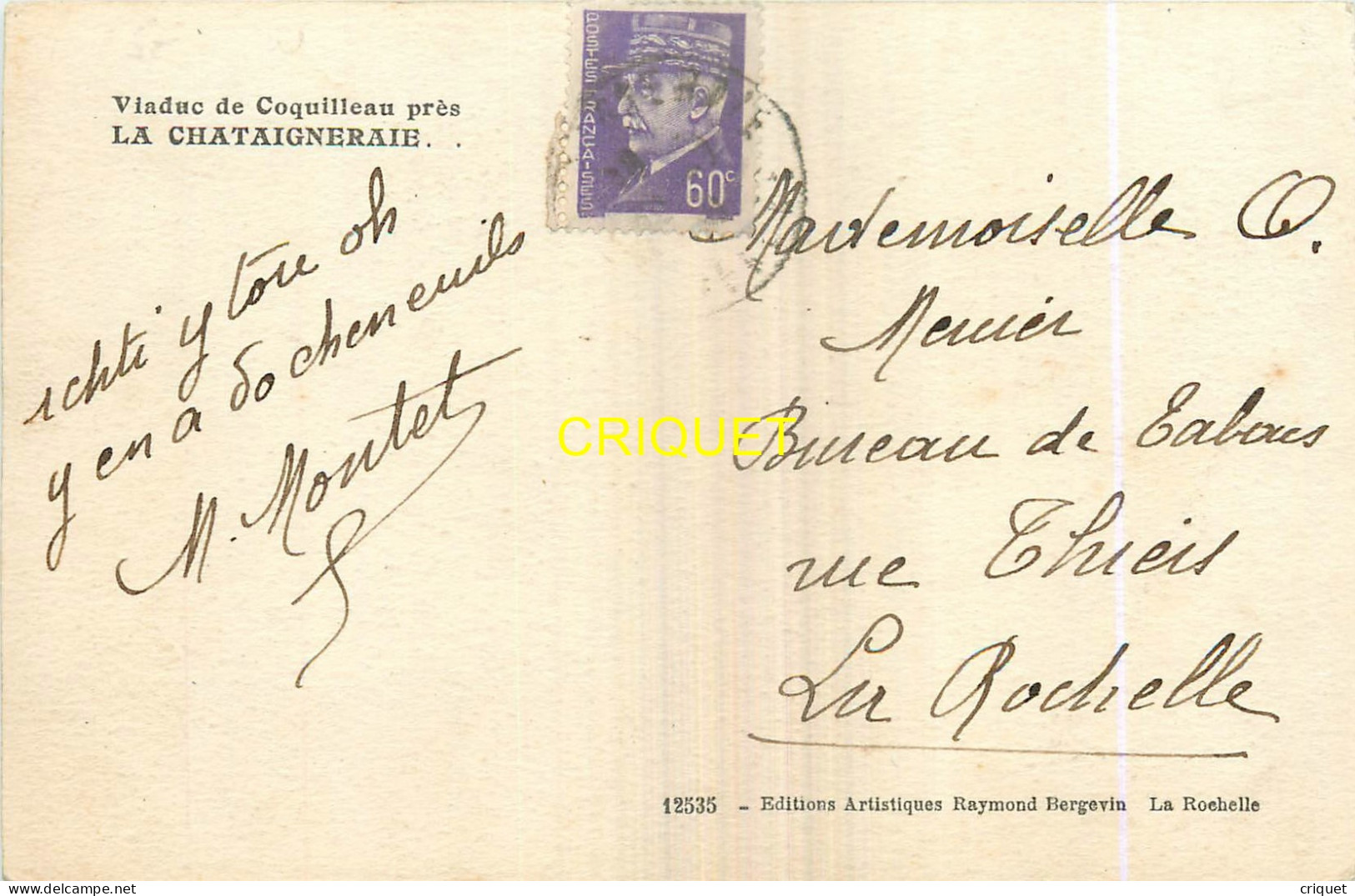 Dépt. 85, Environs De La Chataigneraie, Viaduc De Coquilleau, Visuel Pas Très Courant - La Chataigneraie