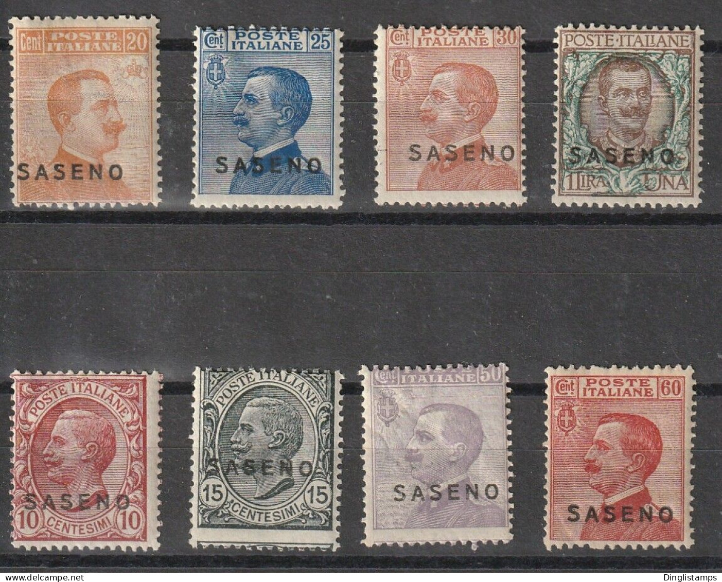 ITALY SASENO - Italy Stamps Overprinted "Saseno" - Saseno