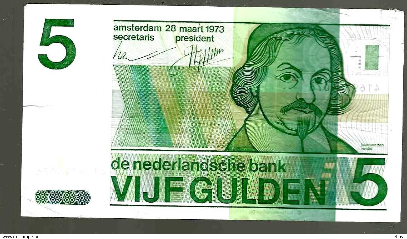 Pays – Bas 5 Gulden 28.03.1973 - 5 Florín Holandés (gulden)