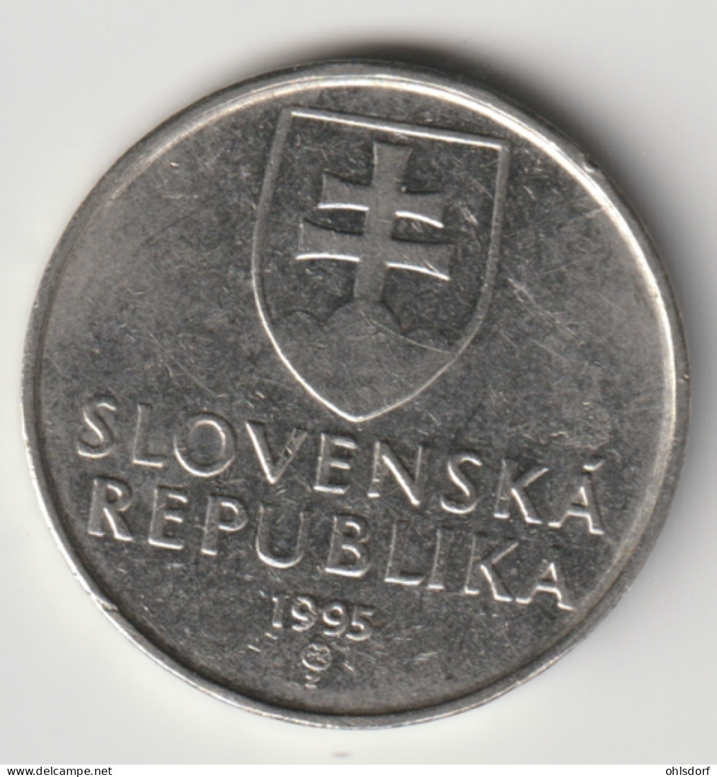 SLOVAKIA 1995: 2 Koruna, KM 13 - Slowakei