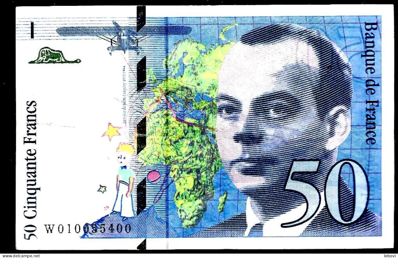 France 50 Francs 1993 SAINT EXUPERY - 50 F 1992-1999 ''St Exupéry''