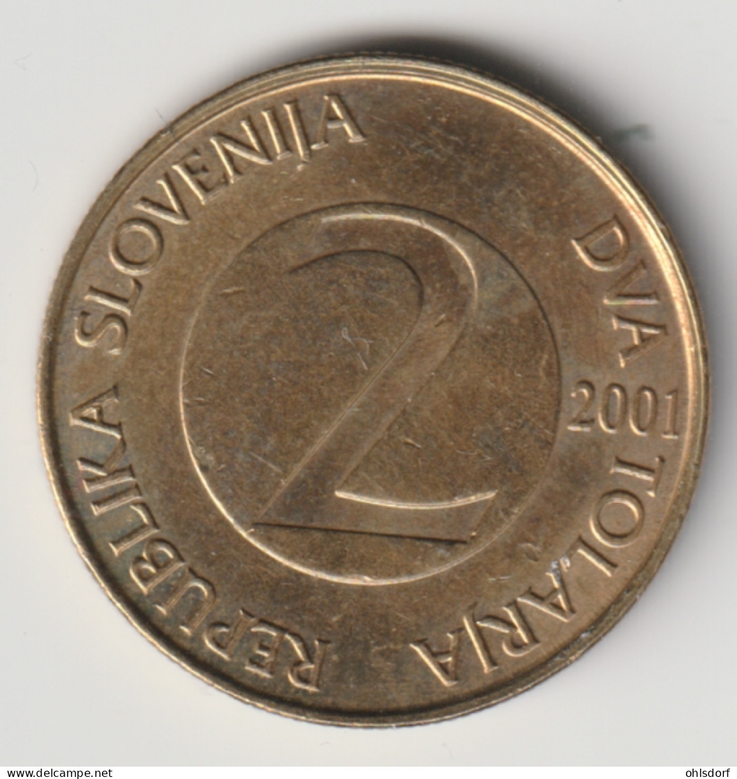 SLOVENIA 2001: 1 Tolar, KM 5 - Slovénie