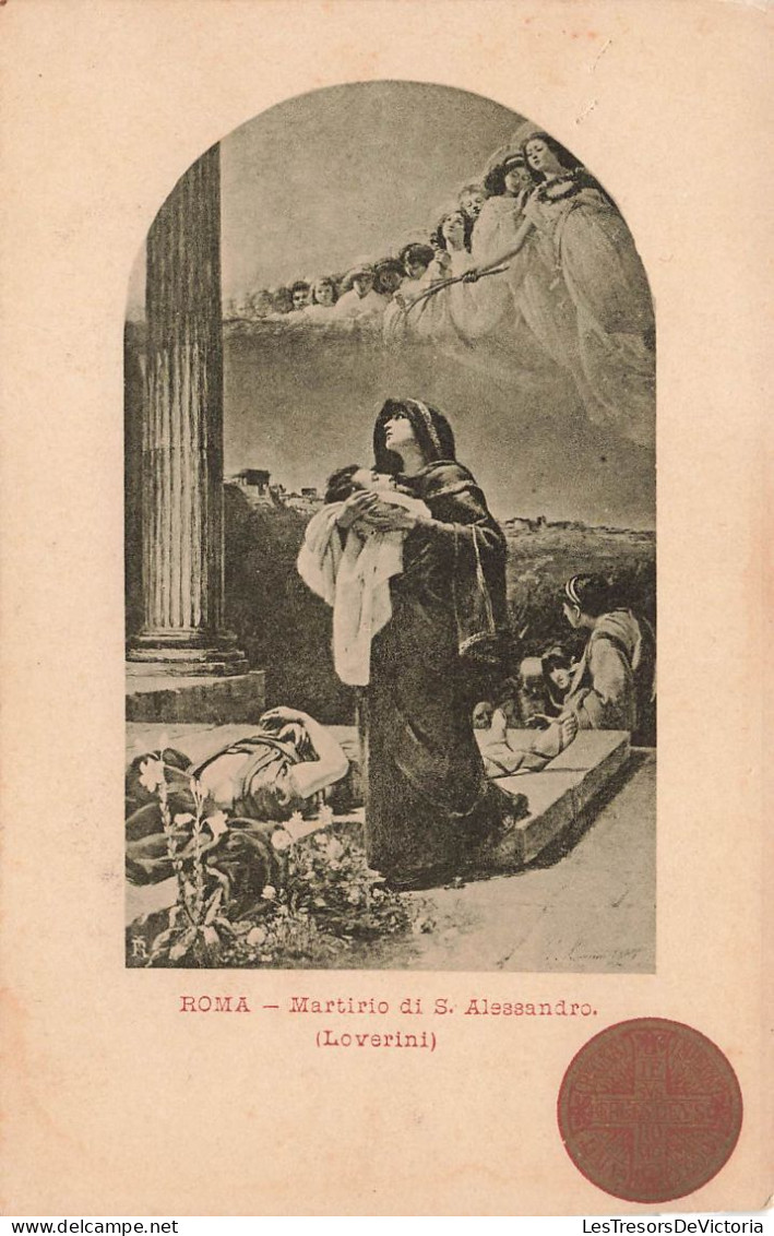 RELIGION - ITALIE - Roma - Martirio Di St Alessandro (Loverini) - Carte Postale Ancienne - Santos