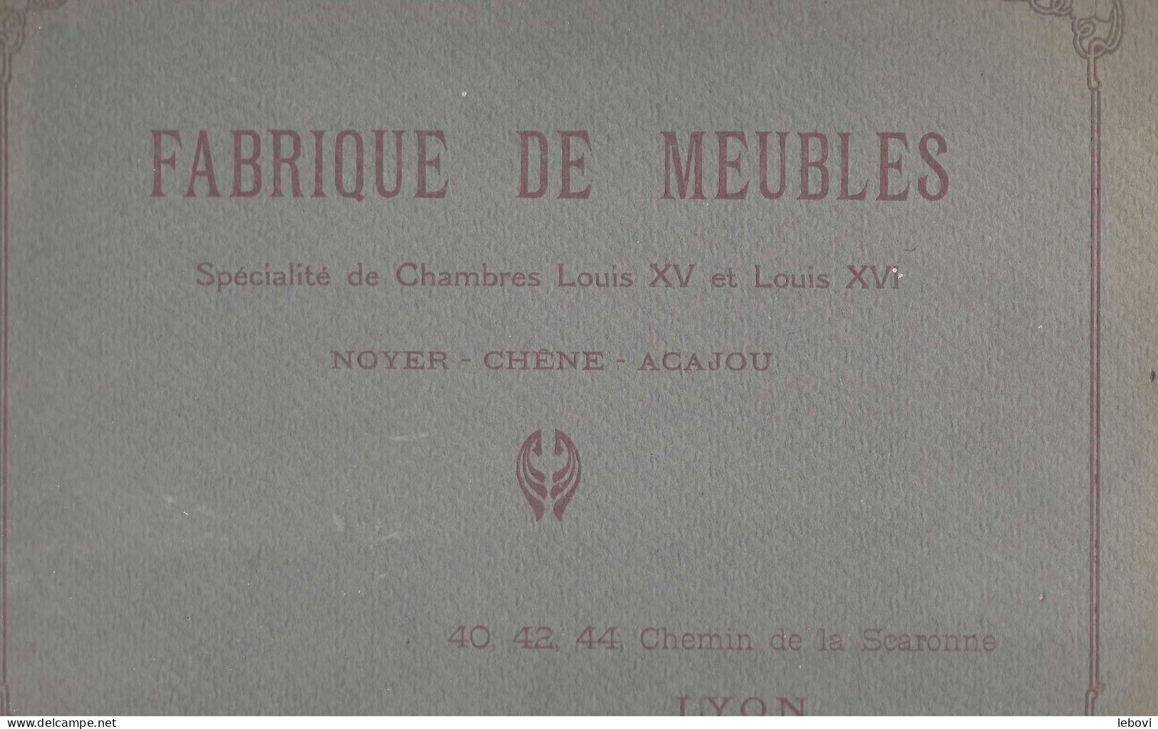 (France) Manufacture De Meubles C. MISIZZANO, LYON (1924) –Album (non Daté) - Camas Y Mesillas De Noche