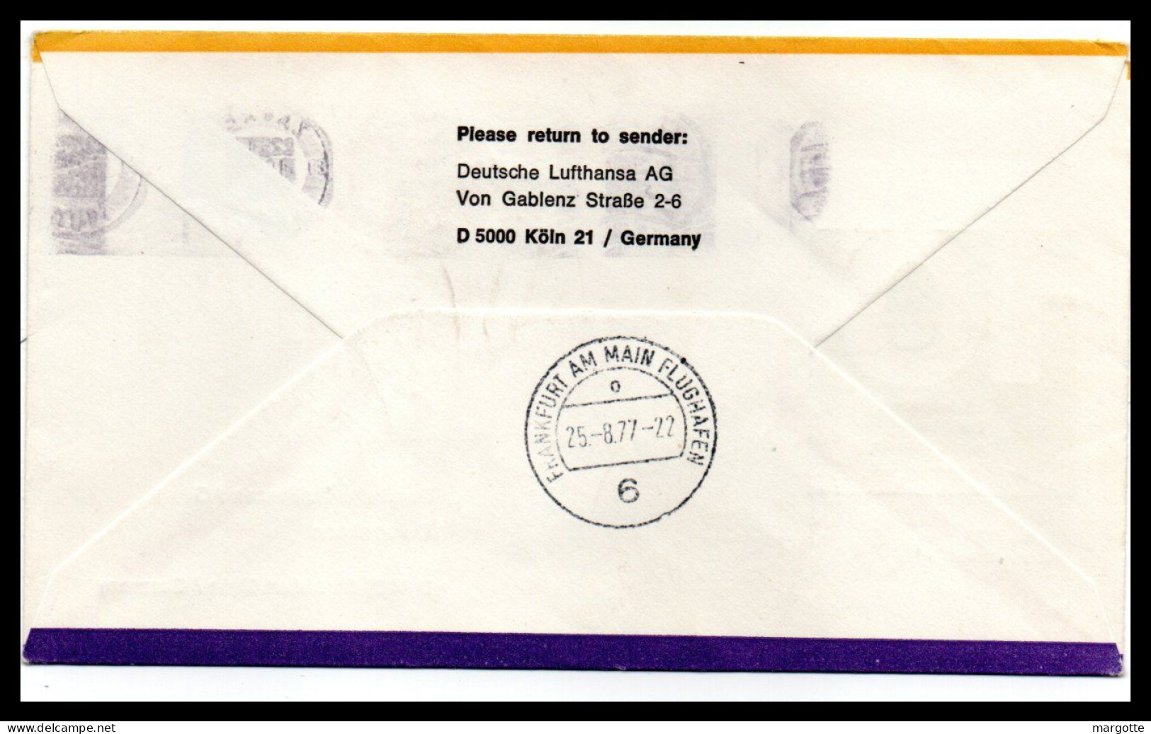 FFC Lufthansa  ZagrebFrankfurt  22/11/1978 - Airmail