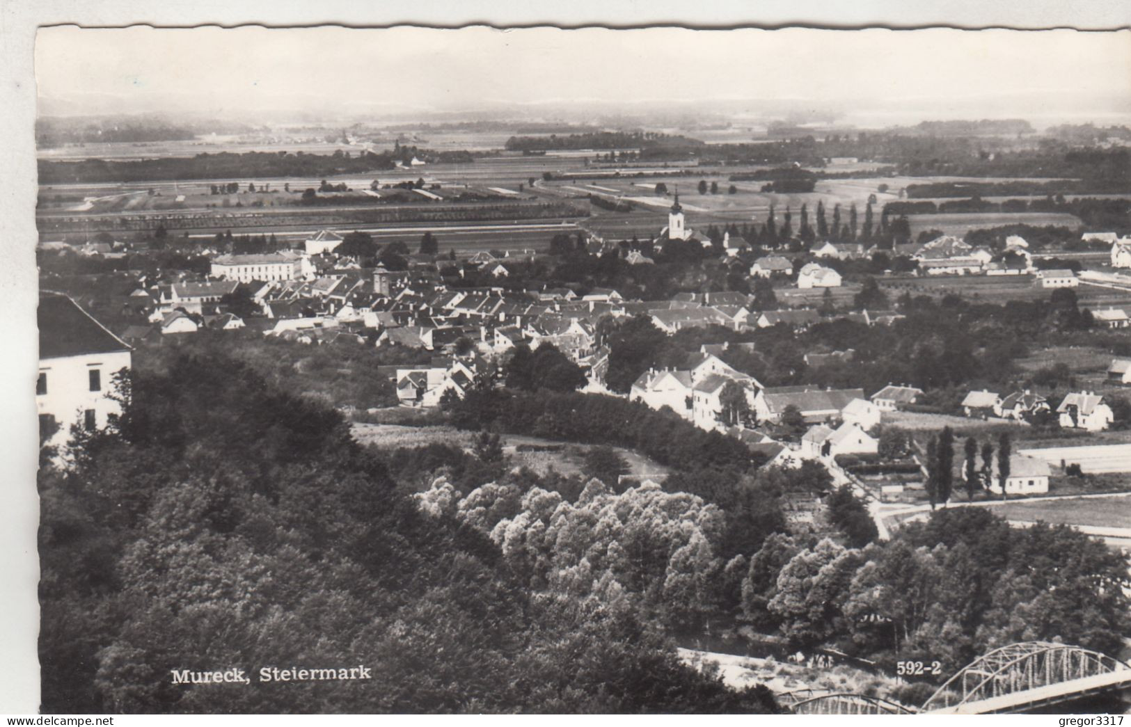 D5318) MURECK - Steiermark - Brücke U. Einzelne Häuser Richtung Kirche - Mureck