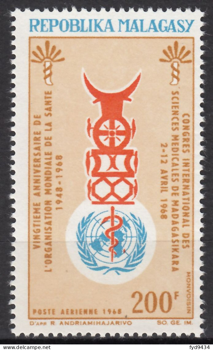 PA N° 104 De Madagascar - X X - ( E 71 ) - OMS