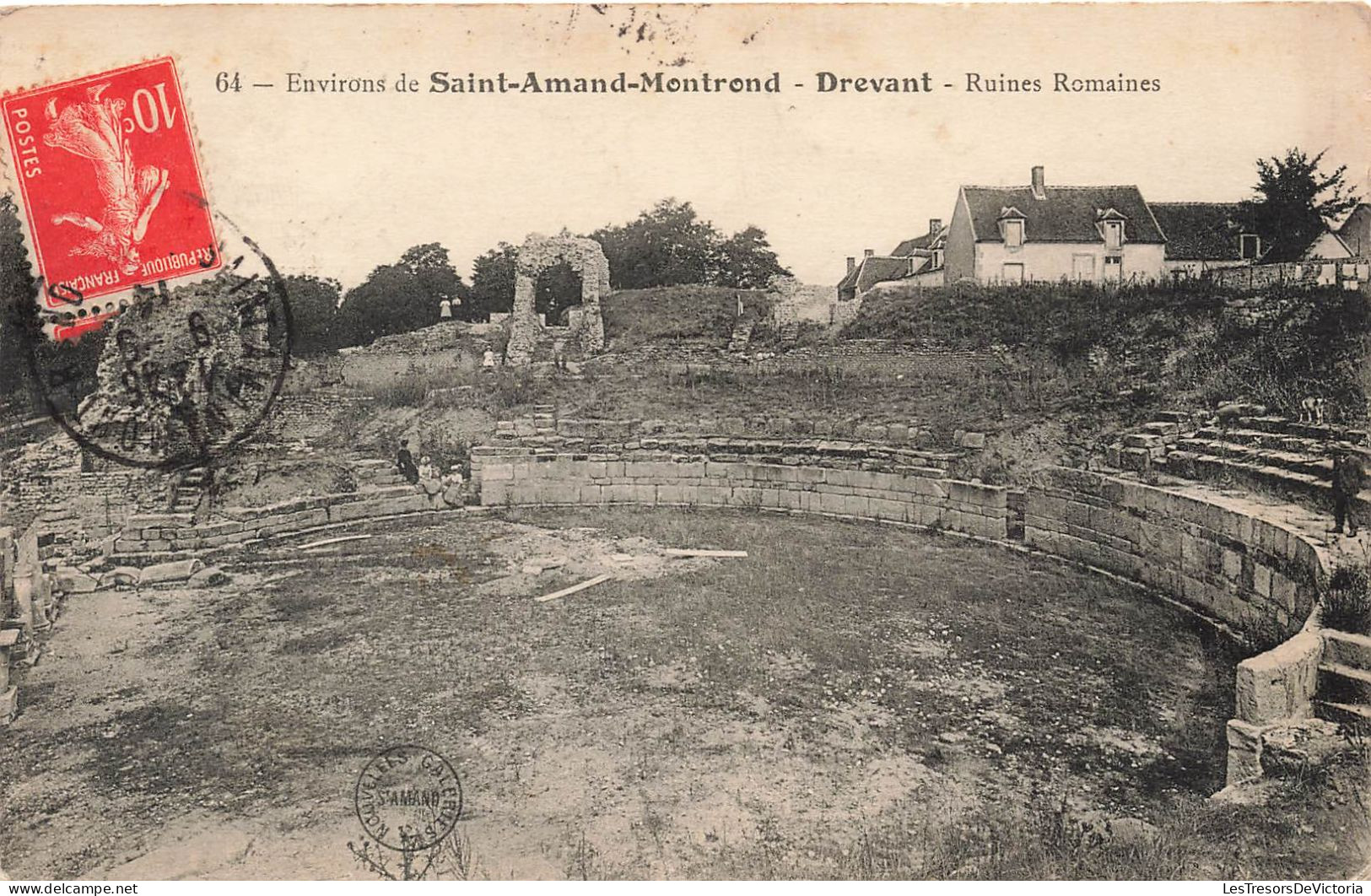 FRANCE - Environs De Saint Amand Montrond - Drevant - Ruines Romaines  - Carte Postale Ancienne - Saint-Amand-Montrond
