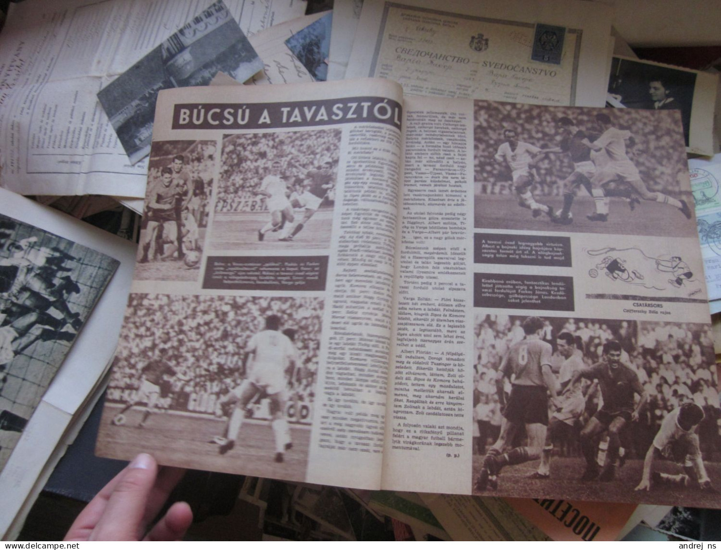 Kepes Sport 1966 Ferencvaros Honved - Bücher