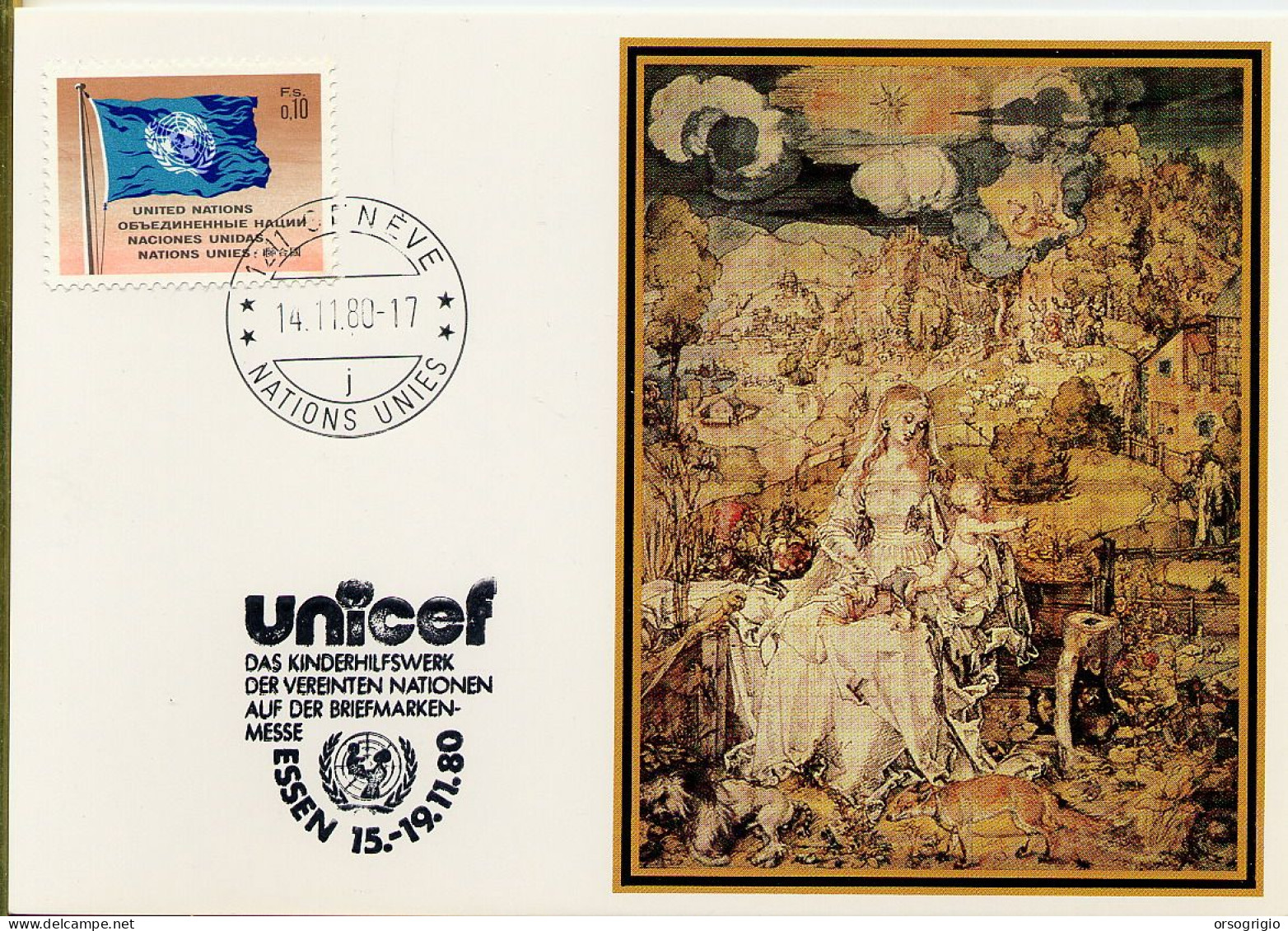 UN - VEREINTE NATIONEN - NATIONS UNIES - FDC - 1980 - FDC