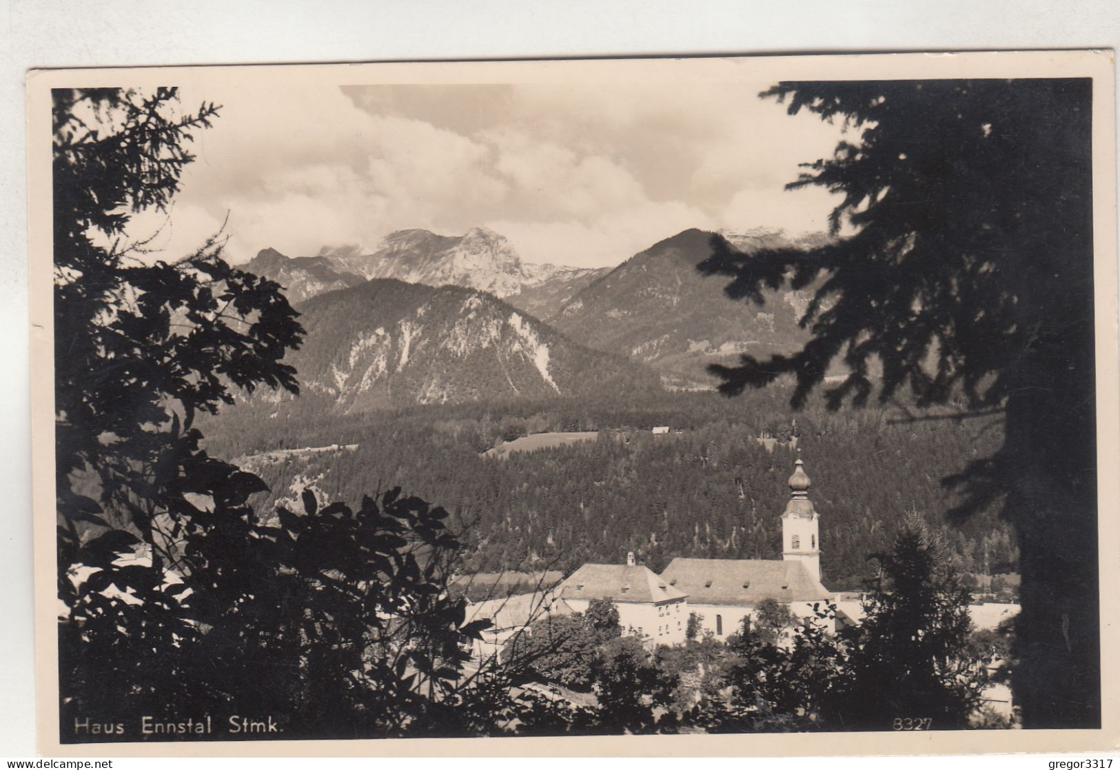 D5321) HAUS Im ENNSTAL - Steiermark - Kirche U. Haus ALT - Haus Im Ennstal