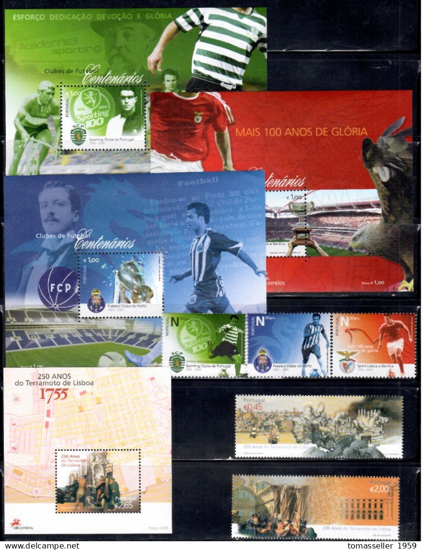 Portugal-2005- Year Set. 24 Issues-(stamps,s/s,booklets)-MNH** - Années Complètes