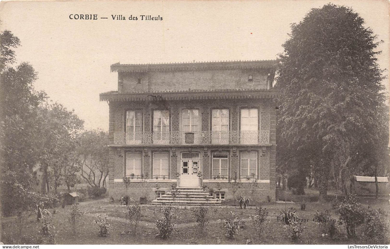 FRANCE - Corbie - Villa Des Tilleuls - Carte Postale Ancienne - Corbie