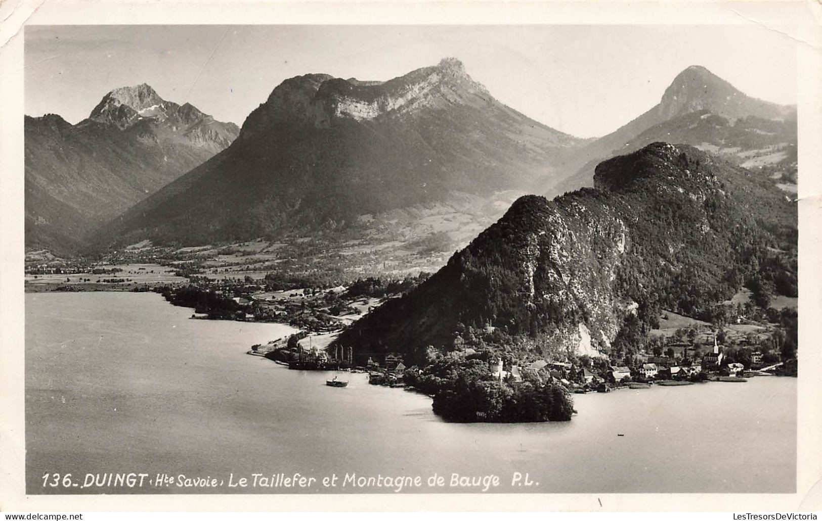 FRANCE - Duingt - Le Taillefer Et Montagne De Bauge - Carte Postale Ancienne - Duingt