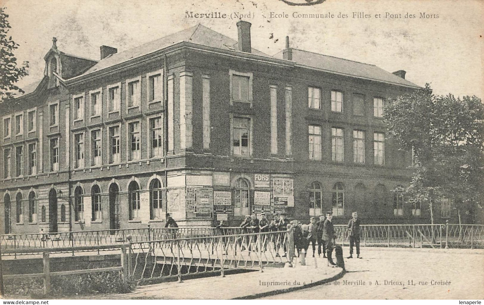 C8806 MERVILLE école Communale Des Filles - Merville