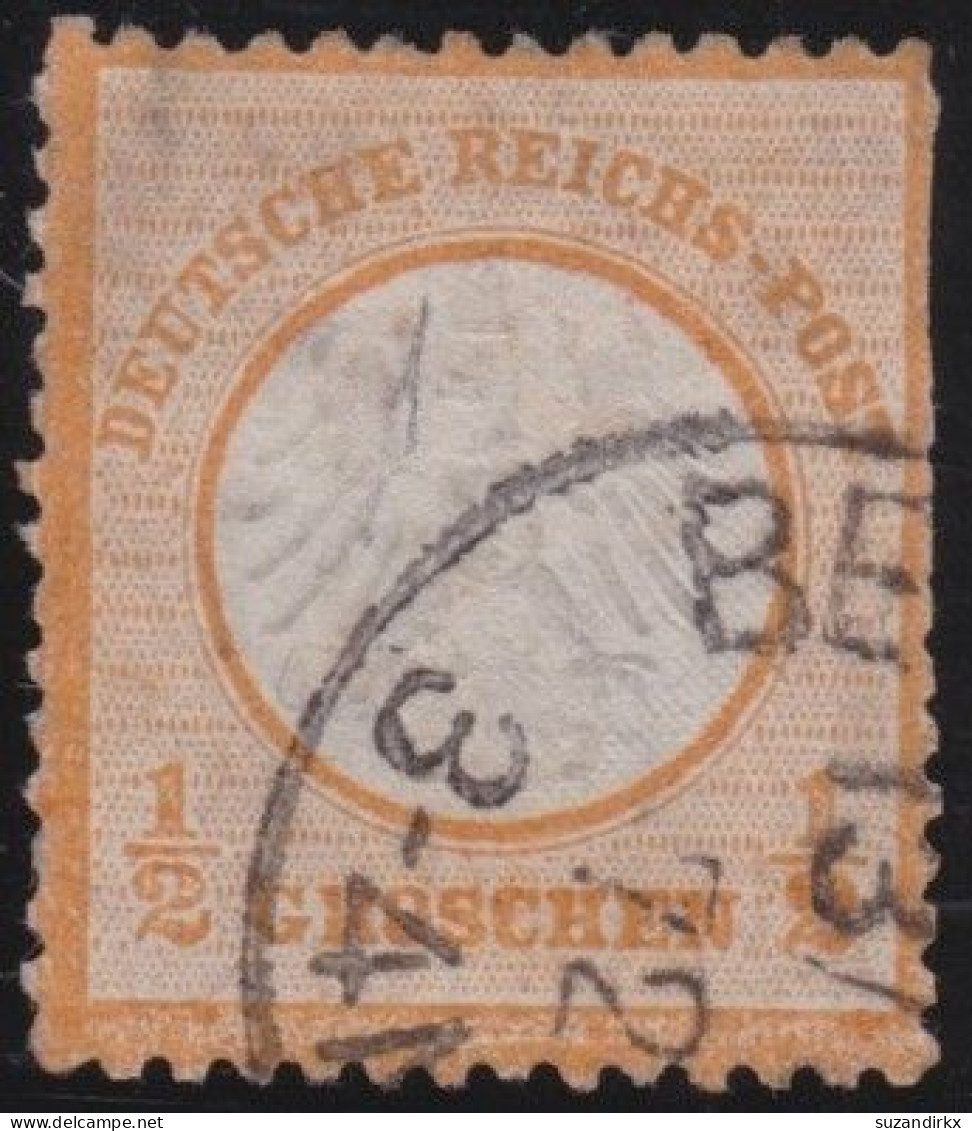 Deutsches Reich  -     Michel   -  3  (2 Scans)  -   O     -    Gestempelt - Used Stamps